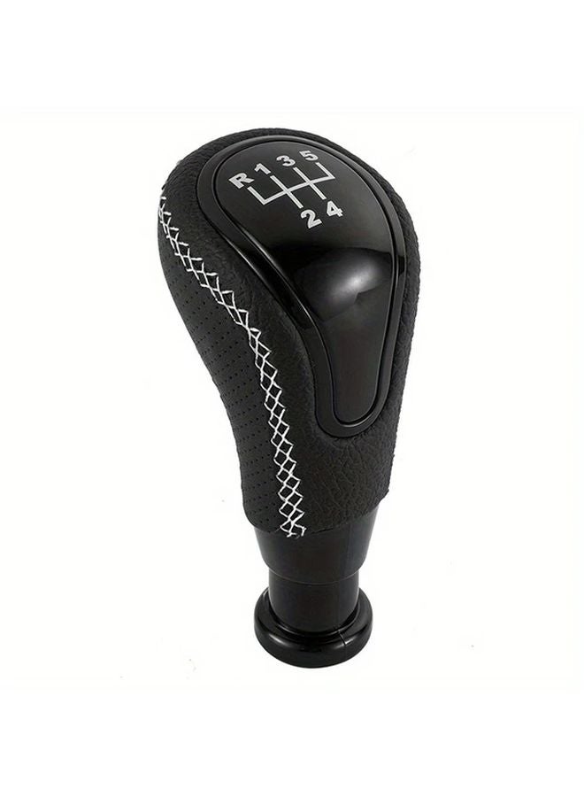 Silvery Leather Manual Gear Shift Knob for Lada Cars Ergonomic Design - Image 4